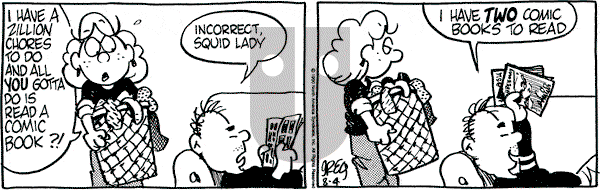 Luann on Saturday August 4, 1990 Comic Strip