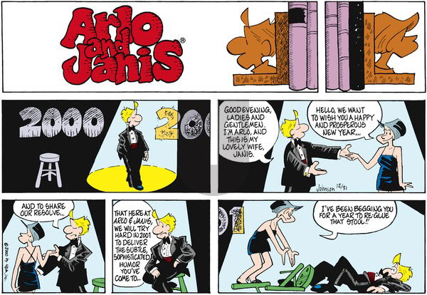 Arlo and Janis on Sunday December 31, 2000 Comic Strip