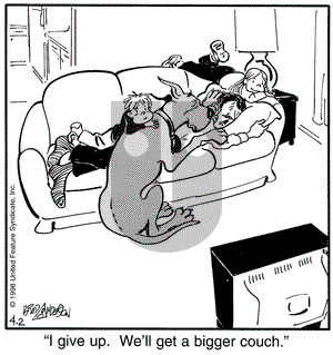 Marmaduke on Thursday April 2, 1998 Comic Strip