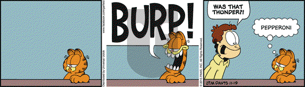Garfield on Thursday November 19, 2015 Comic Strip