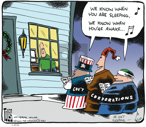 Tom Toles on Thursday November 27, 2014 Comic Strip