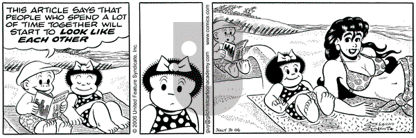 Nancy on Monday July 31, 2006 Comic Strip