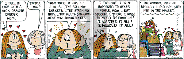 Cathy Classics on Saturday May 1, 1999 Comic Strip