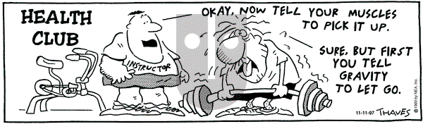 Frank and Ernest on Tuesday November 11, 1997 Comic Strip