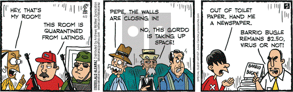 La Cucaracha on Thursday April 2, 2020 Comic Strip