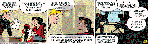 Rip Haywire on Wednesday January 3, 2018 Comic Strip
