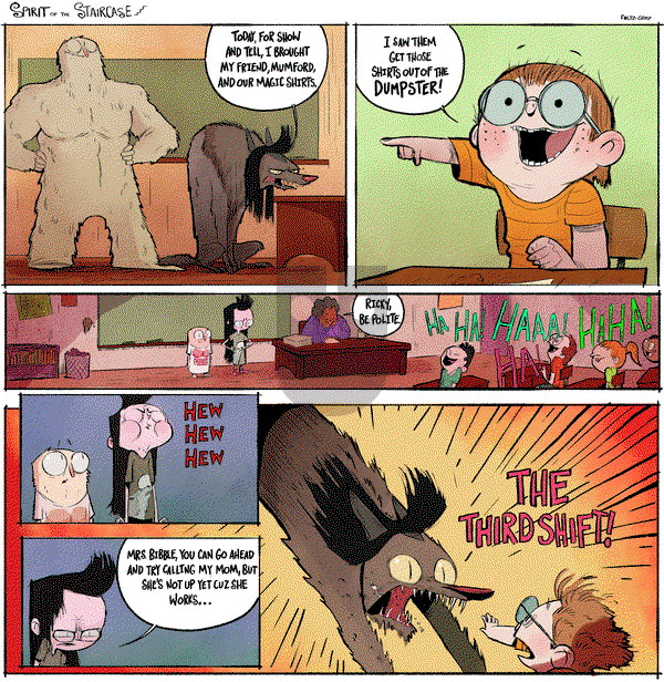 Spirit of the Staircase on Friday July 26, 2024 Comic Strip