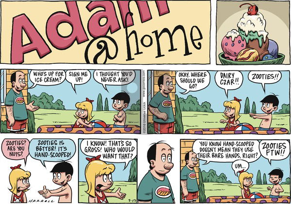 Adam@Home on Sunday July 17, 2016 Comic Strip