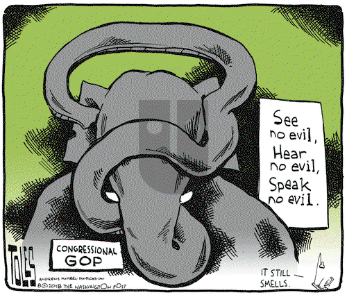 Tom Toles on Monday August 27, 2018 Comic Strip