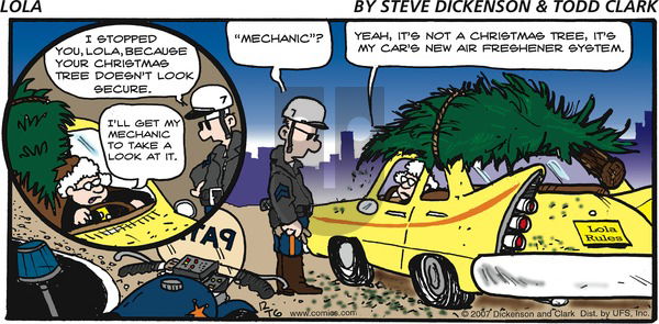 Lola on Sunday December 16, 2007 Comic Strip