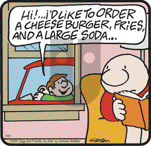 Ziggy on Tuesday July 21, 2020 Comic Strip
