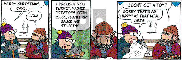 Lola on Thursday December 25, 2014 Comic Strip
