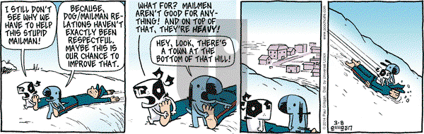 Pooch Cafe on Saturday March 8, 2014 Comic Strip