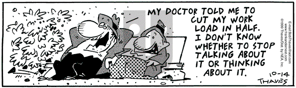 Frank and Ernest - Thursday October 14, 1999 Comic Strip