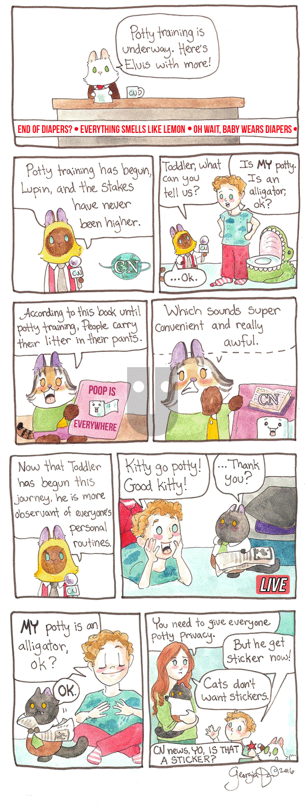 Breaking Cat News on Wednesday March 22, 2017 Comic Strip