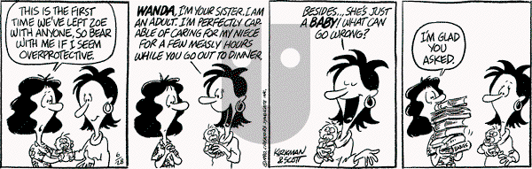 Baby Blues on Thursday June 28, 1990 Comic Strip