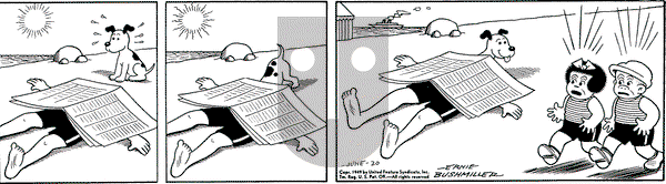 Nancy on Monday June 20, 1949 Comic Strip