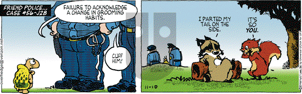 Over the Hedge on Monday November 10, 2014 Comic Strip