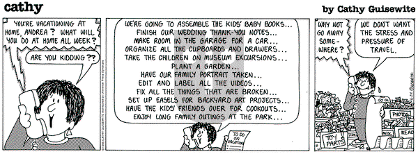 Cathy Classics - Monday June 24, 1996 Comic Strip