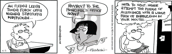 Soup to Nutz - Old on Wednesday April 2, 2008 Comic Strip