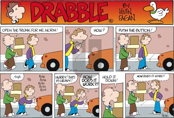 Drabble on Sunday February 9, 2014 Comic Strip