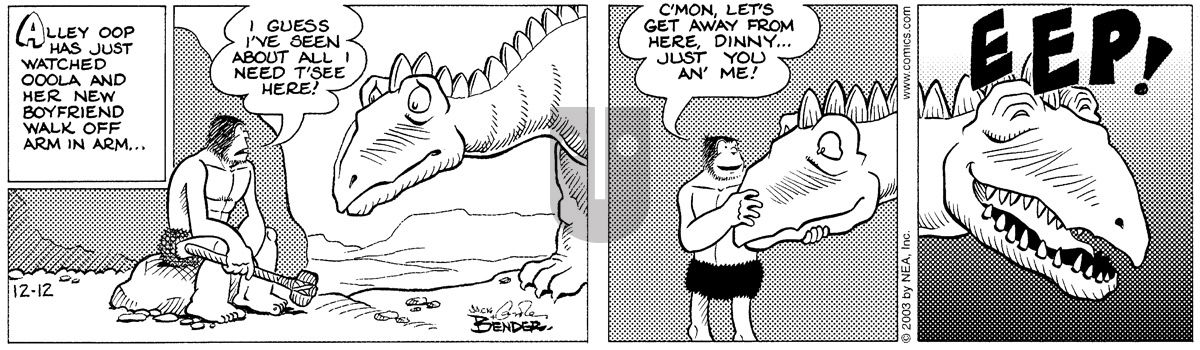 Alley Oop - Friday December 12, 2003 Comic Strip