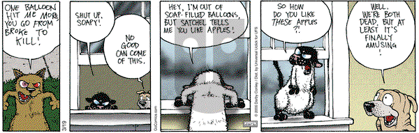 Get Fuzzy on Wednesday March 19, 2014 Comic Strip