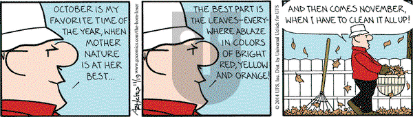The Born Loser on Wednesday November 19, 2014 Comic Strip