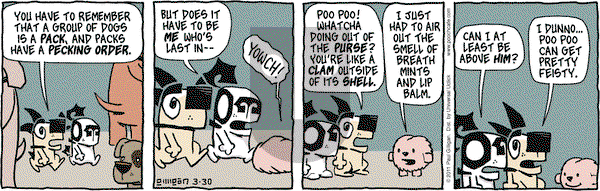 Pooch Cafe on Wednesday March 30, 2011 Comic Strip
