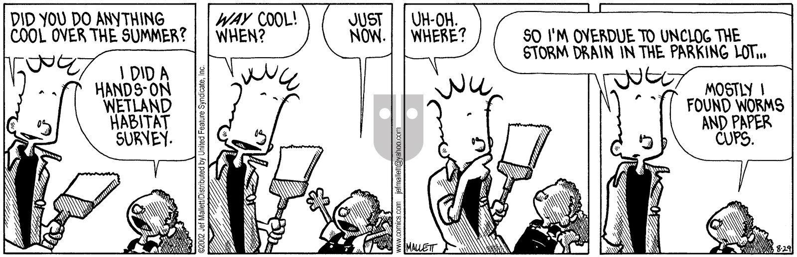 Frazz - Thursday August 29, 2002 Comic Strip