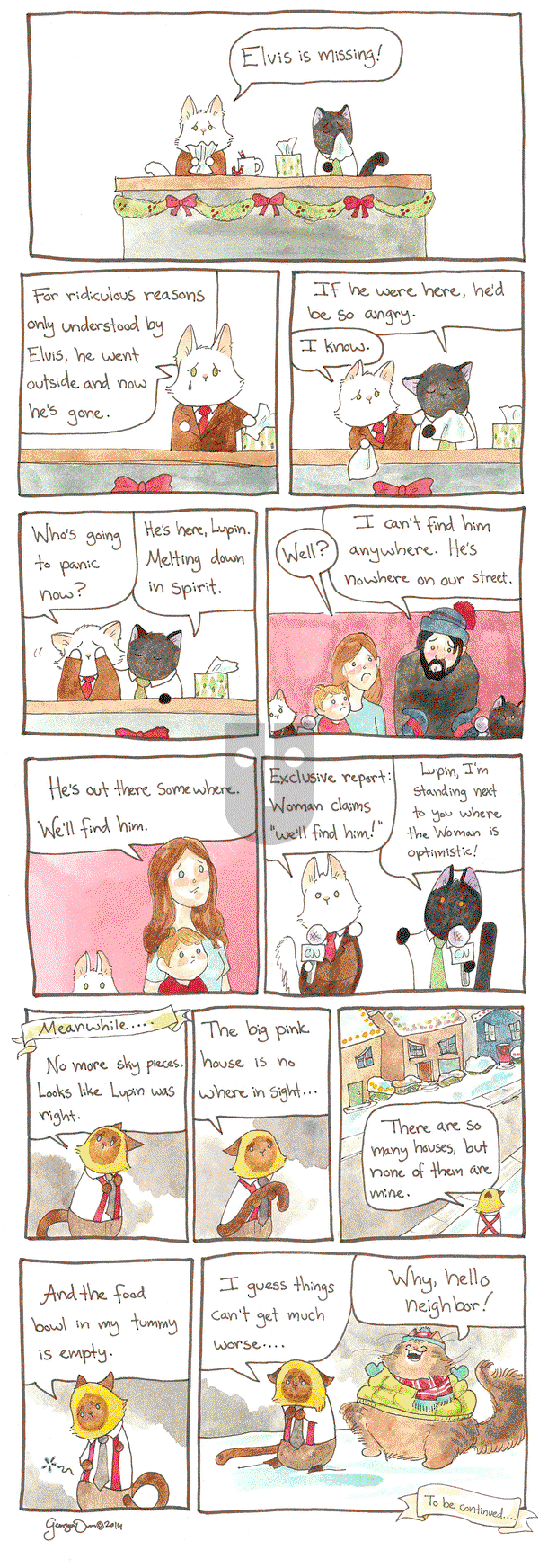 Breaking Cat News on Tuesday November 8, 2016 Comic Strip