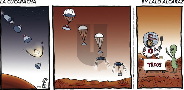 La Cucaracha on Sunday January 22, 2017 Comic Strip