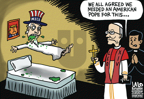 Lalo Alcaraz on Saturday May 10, 2025 Comic Strip