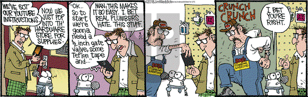 Monty on Wednesday April 25, 2018 Comic Strip