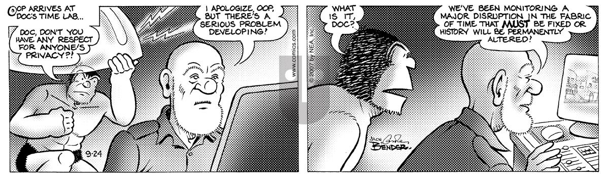 Alley Oop - Monday September 24, 2007 Comic Strip