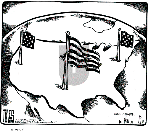 Tom Toles - Sunday November 14, 2004 Comic Strip