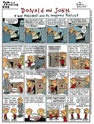 Tom the Dancing Bug on Monday July 24, 2017 Comic Strip