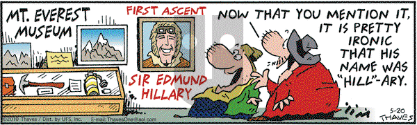 Frank and Ernest on Thursday May 20, 2010 Comic Strip