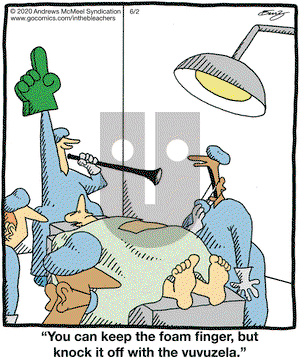 In the Bleachers on Tuesday June 2, 2020 Comic Strip