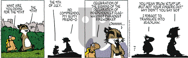 Over the Hedge on Monday July 1, 2013 Comic Strip