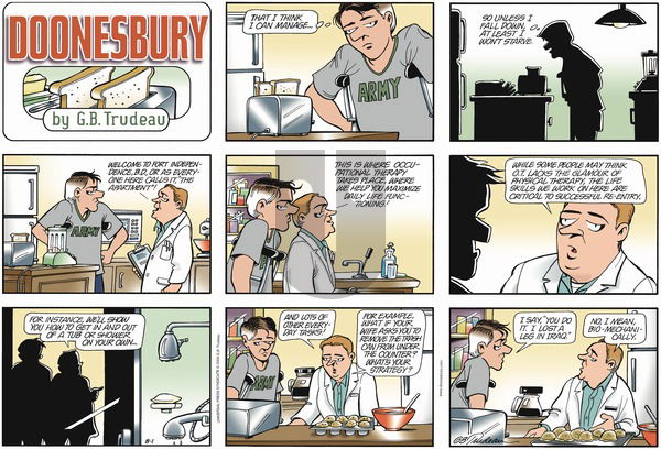 Doonesbury on Sunday August 1, 2004 Comic Strip