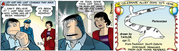 Alley Oop on Monday March 30, 2009 Comic Strip