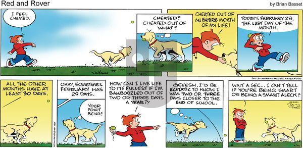 Red and Rover on Sunday February 28, 2021 Comic Strip
