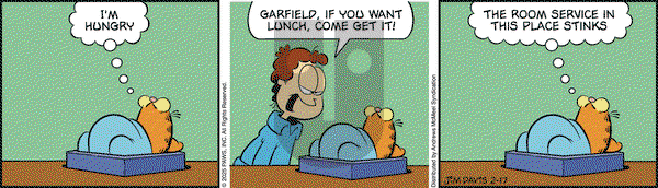 Garfield - Monday February 17, 2025 Comic Strip