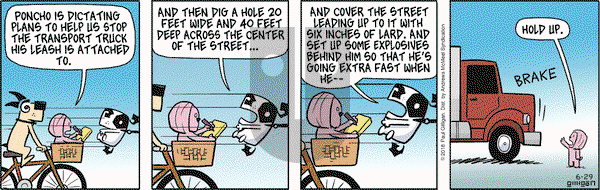 Pooch Cafe on Friday June 29, 2018 Comic Strip