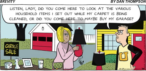 Brevity on Sunday February 17, 2019 Comic Strip