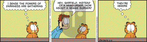 Garfield on Wednesday February 13, 2019 Comic Strip