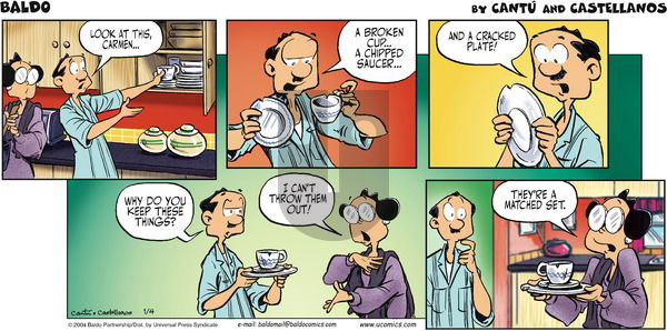 Baldo on Sunday January 4, 2004 Comic Strip