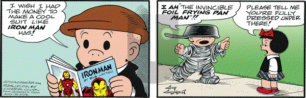Nancy on Wednesday August 31, 2016 Comic Strip