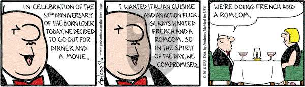 The Born Loser on Thursday May 10, 2018 Comic Strip